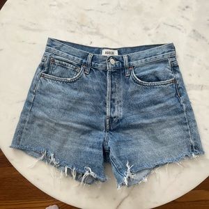 AGOLDE Parker Long Short in Skywave